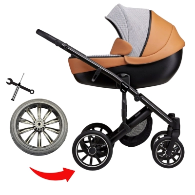 Naprawa kółek ANEX - montaż łożysk - 2 kółka TYLNE z wysyłkami!